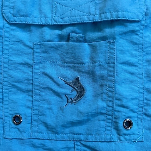 Reel Legends Performance Outfitters Blue Cargo Shorts Sz.‎ 2XL - Picture 5 of 10